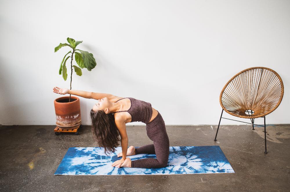 Yoga Matte mit Batik Muster
