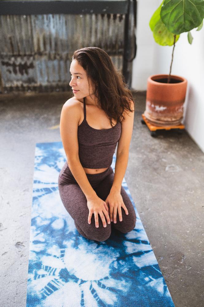 Yoga Matte mit Batik Muster
